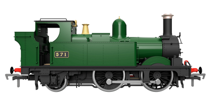 GWR 517 Class 0-4-2 1159 G.W. Green 'Great Western' Steam Locomotive - DCC Fitted