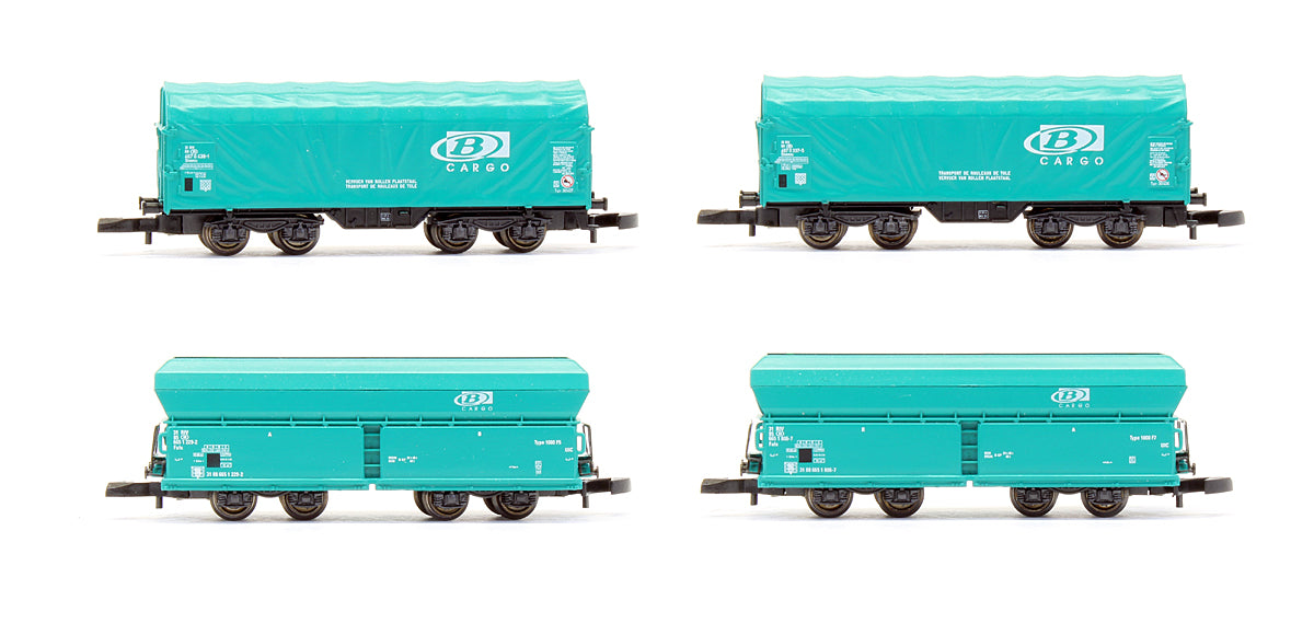 Pre-Owned SNCB Cargo 4 Car Freight Set