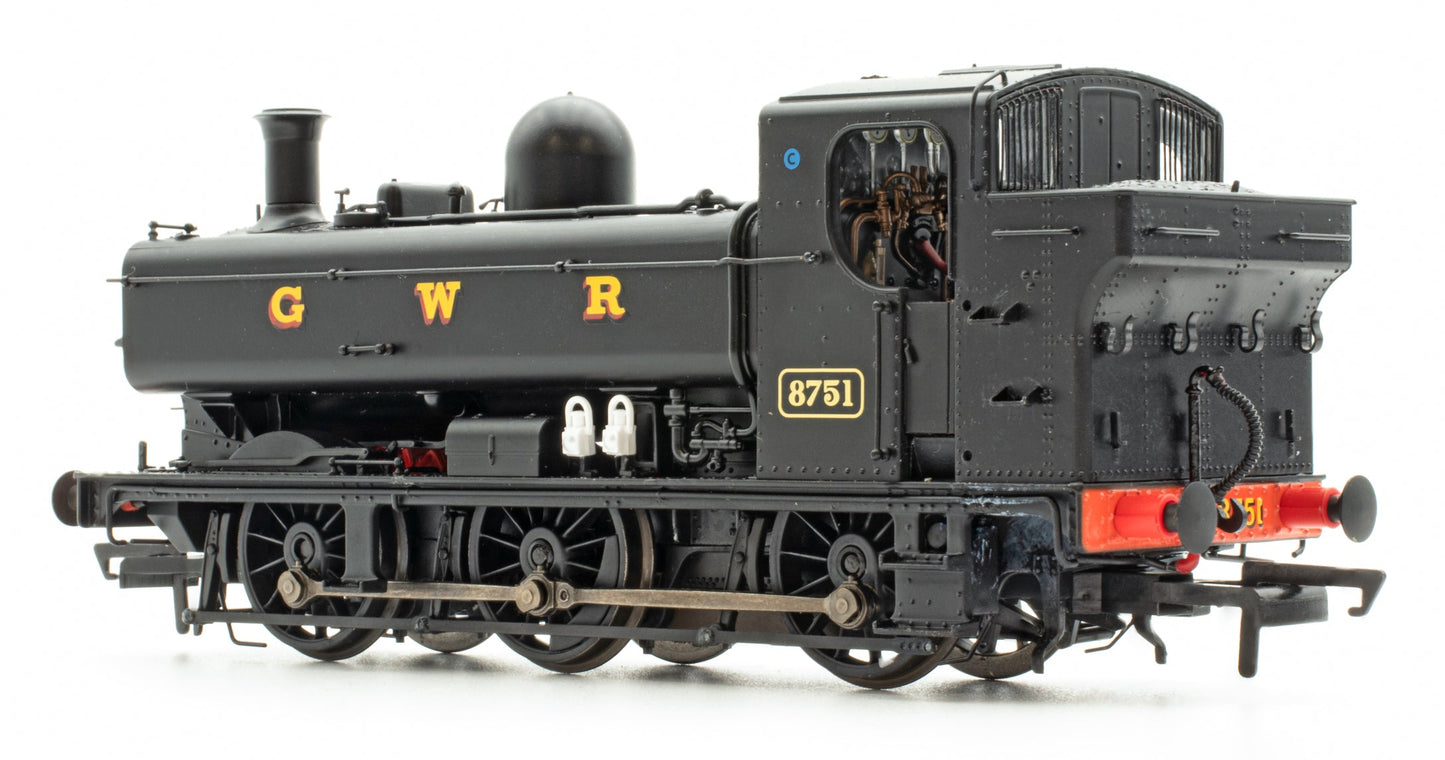 ACC3544 8750 Class Pannier Tank GWR Black No.8751 Steam Locomotive