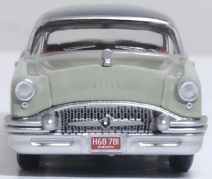 87BC55007 1955 Buick Century Carlsbad Black/Windsor Grey/Dover White