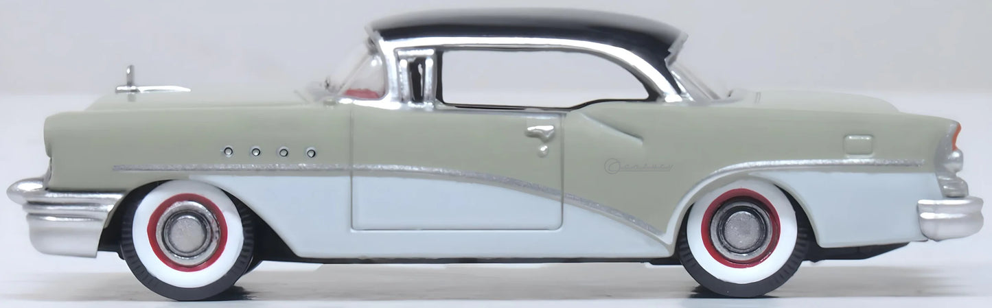 87BC55007 1955 Buick Century Carlsbad Black/Windsor Grey/Dover White