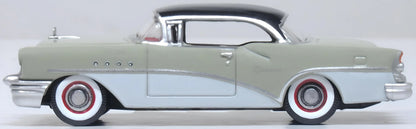 87BC55007 1955 Buick Century Carlsbad Black/Windsor Grey/Dover White