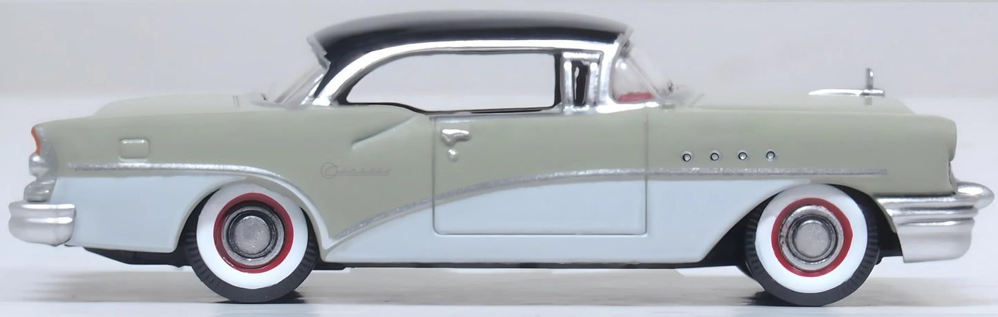 87BC55007 1955 Buick Century Carlsbad Black/Windsor Grey/Dover White