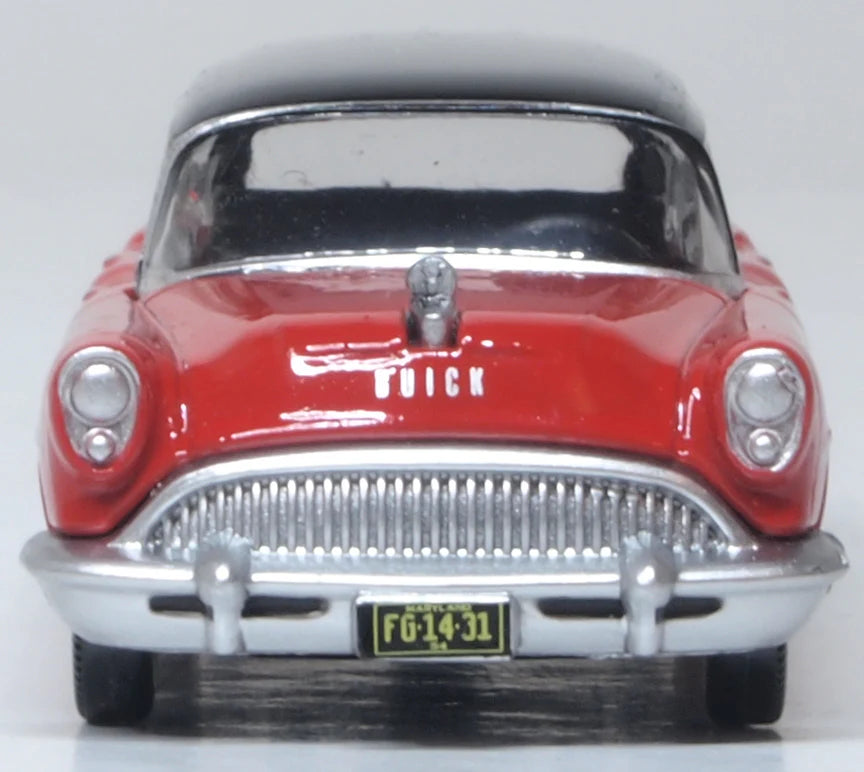 87BCE54004 1954 Buick Century Estate Wagon Matador Red/Carlsbad Black