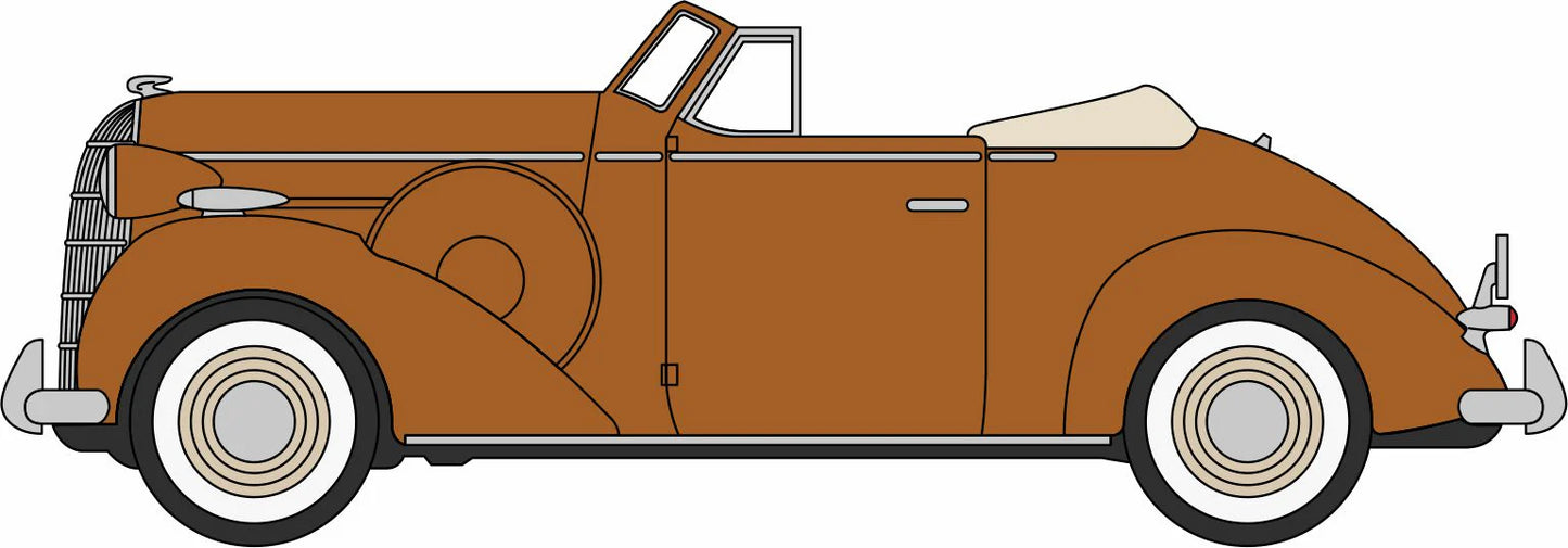 87BS36007 1936 Buick Special Convertible Coupe Bengal Brown Metallic