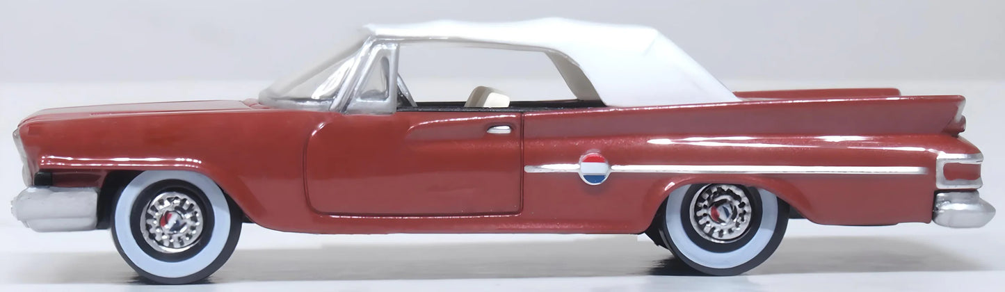 87CC61004 1961 Chrysler 300 Convertible (Closed) Cinnamon/White