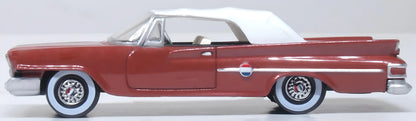 87CC61004 1961 Chrysler 300 Convertible (Closed) Cinnamon/White