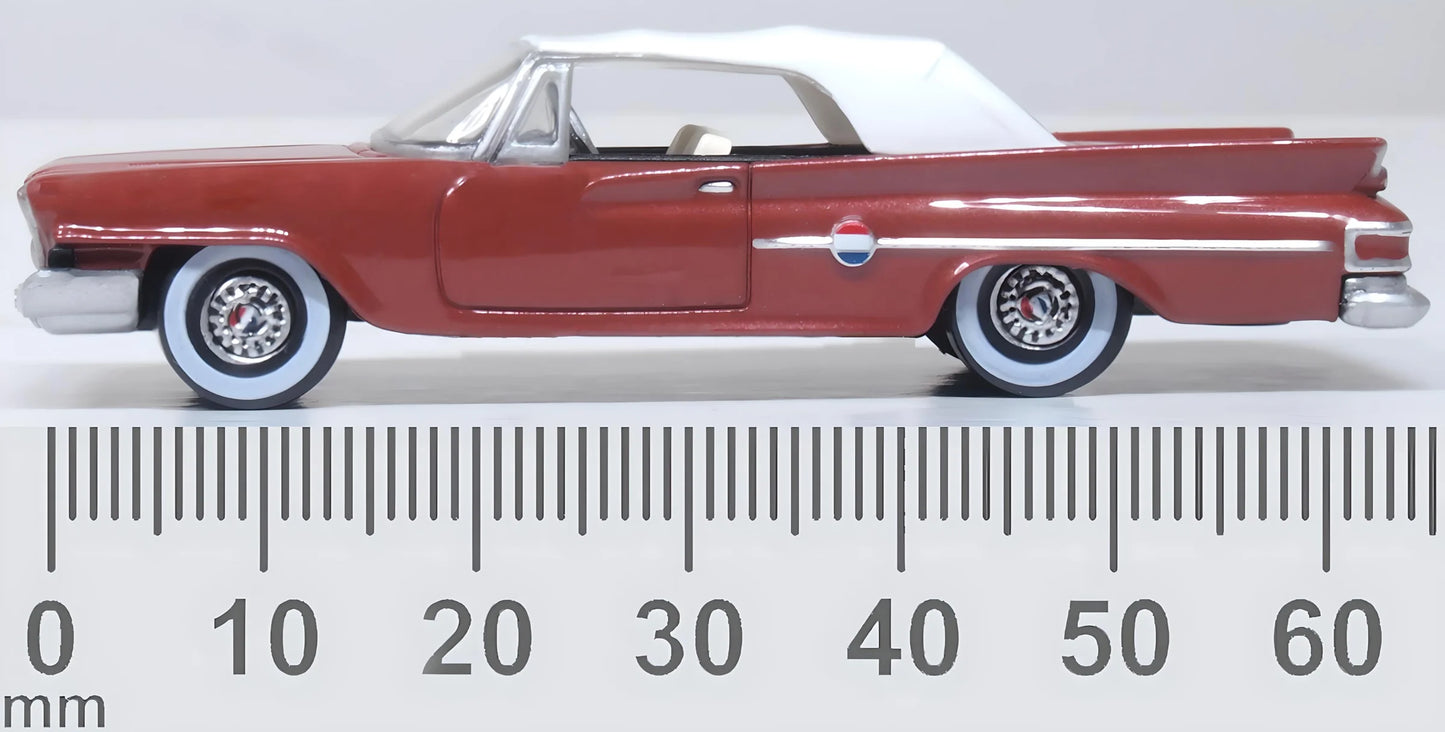 87CC61004 1961 Chrysler 300 Convertible (Closed) Cinnamon/White