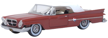 87CC61004 1961 Chrysler 300 Convertible (Closed) Cinnamon/White