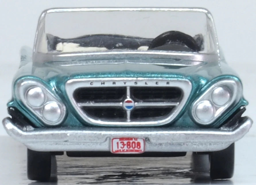 87CC61005 1961 Chrysler 300 Convertible (Open) Pinehurst Green