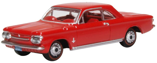 87CH63002 1963 Chevrolet Corvair Coupe Riverside Red