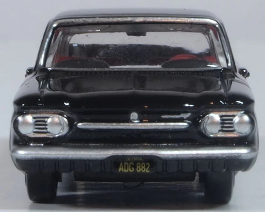 87CH63004 1963 Chevrolet Corvair Coupe Tuxedo Black