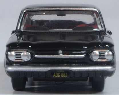 87CH63004 1963 Chevrolet Corvair Coupe Tuxedo Black