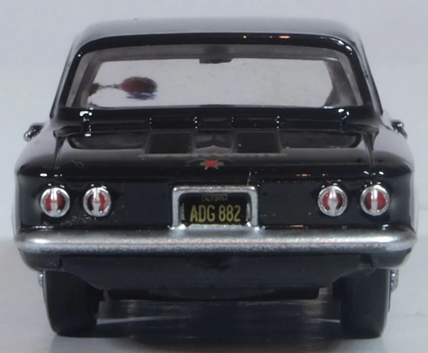 87CH63004 1963 Chevrolet Corvair Coupe Tuxedo Black
