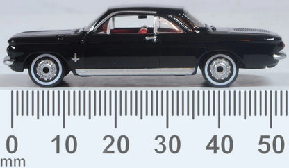87CH63004 1963 Chevrolet Corvair Coupe Tuxedo Black