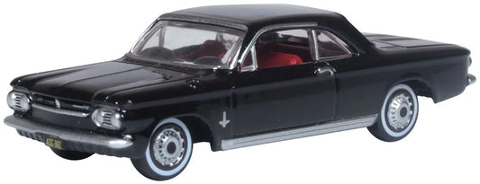 87CH63004 1963 Chevrolet Corvair Coupe Tuxedo Black