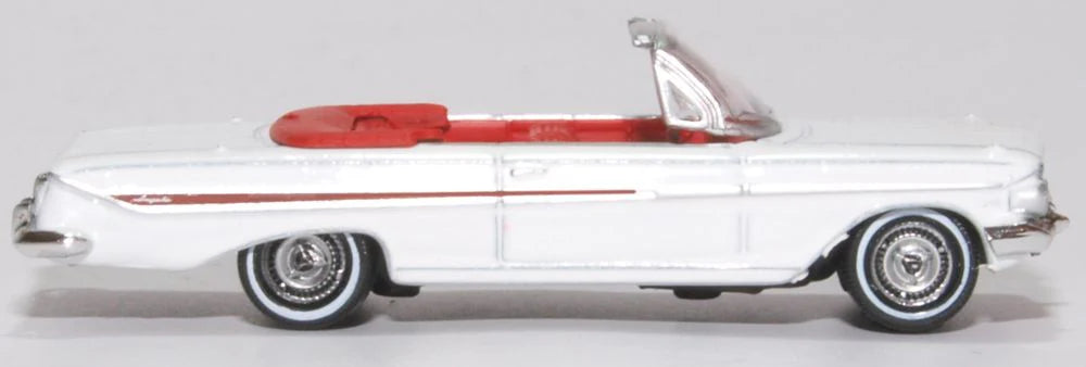 1961 Chevrolet Impala White/Roman Red
