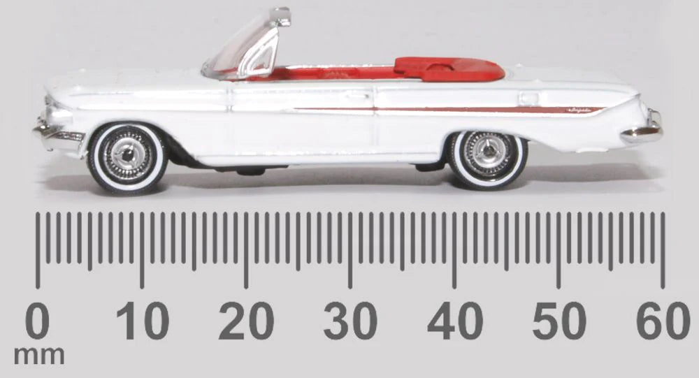 1961 Chevrolet Impala White/Roman Red