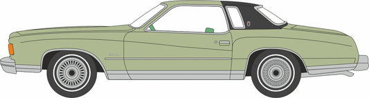 87CM74001 1974 Chevrolet Monte Carlo Landau Medium Green/Black Roof