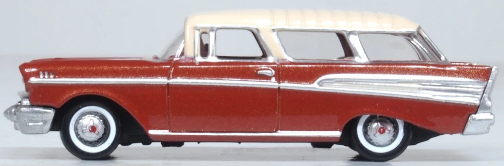 87CN57008 1957 Chevrolet Nomad Adobe Beige/Sierra Gold