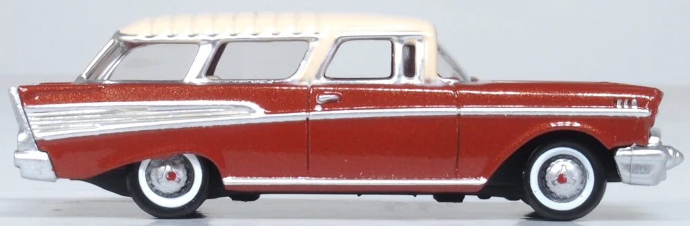 87CN57008 1957 Chevrolet Nomad Adobe Beige/Sierra Gold
