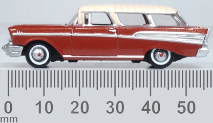 87CN57008 1957 Chevrolet Nomad Adobe Beige/Sierra Gold