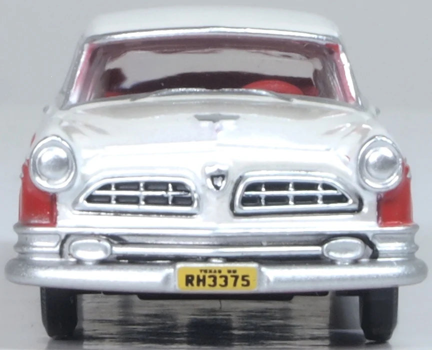 87CNY55001 1955 Chrysler New Yorker Deluxe Coupe Tango Red/Platinum