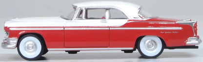 87CNY55001 1955 Chrysler New Yorker Deluxe Coupe Tango Red/Platinum