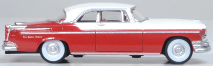 87CNY55001 1955 Chrysler New Yorker Deluxe Coupe Tango Red/Platinum
