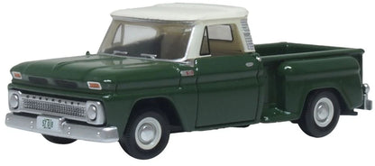 87CP65008 1965 Chevrolet Stepside Pickup Dark Green/Ivory