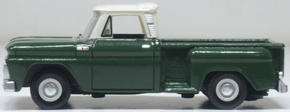 87CP65008 1965 Chevrolet Stepside Pickup Dark Green/Ivory
