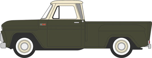 1965 Chevrolet Stepside Pickup Dark Green/Ivory