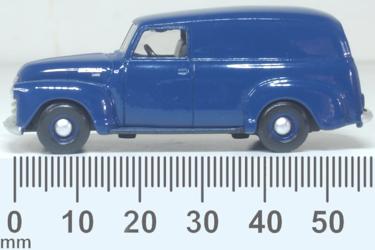87CV50006 1950 Chevrolet Panel Van Mariner Blue
