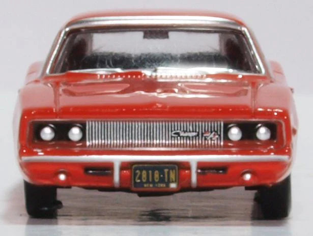 Dodge Charger 1968 Bright Red 1:87