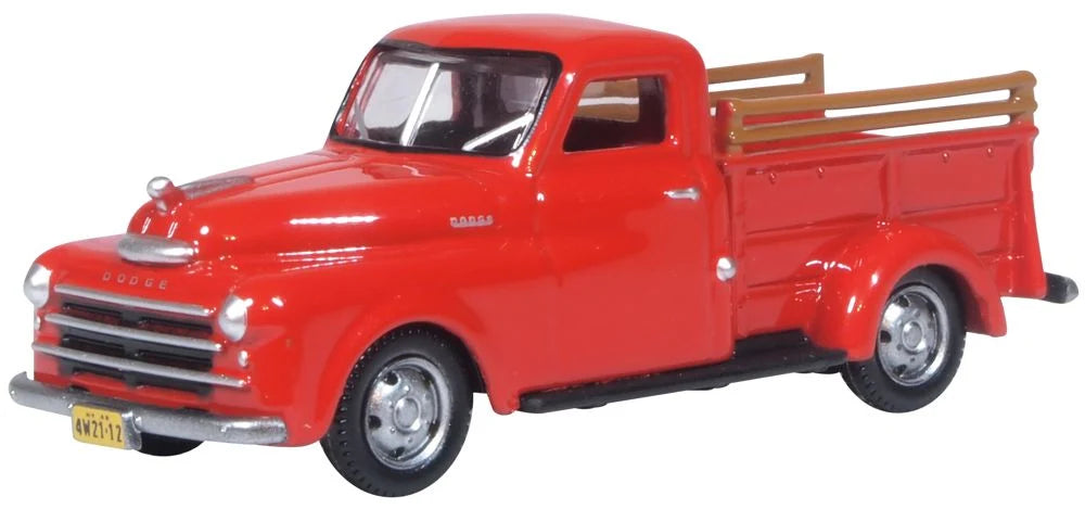 87DP48001 1948 Dodge B-1B Pick Up Truck Red