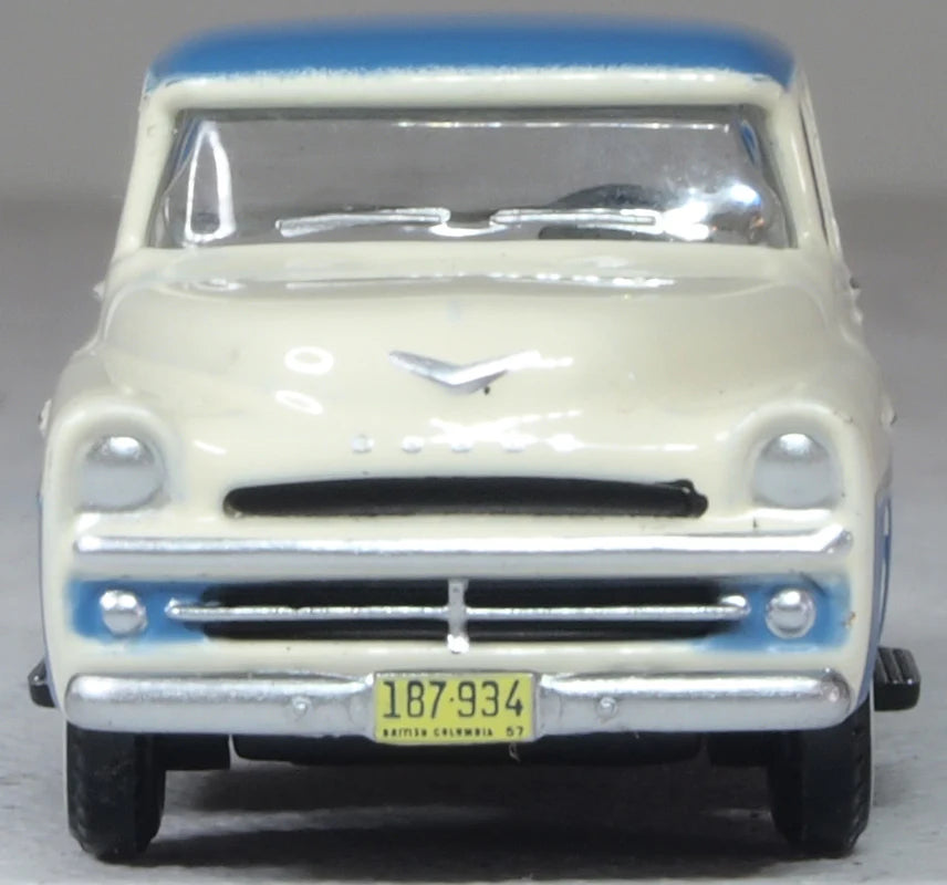 1957 Dodge D100 Sweptside Pickup Ice Blue/Glacier White