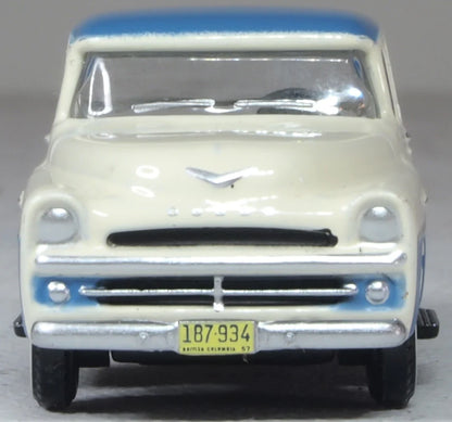 1957 Dodge D100 Sweptside Pickup Ice Blue/Glacier White