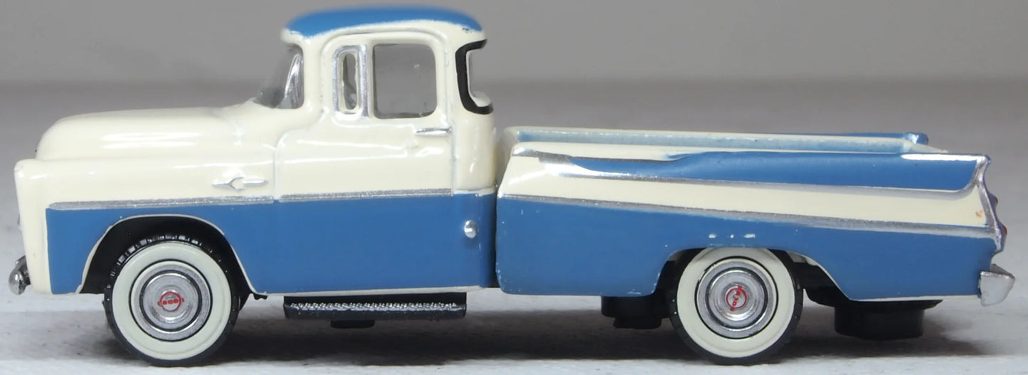 1957 Dodge D100 Sweptside Pickup Ice Blue/Glacier White