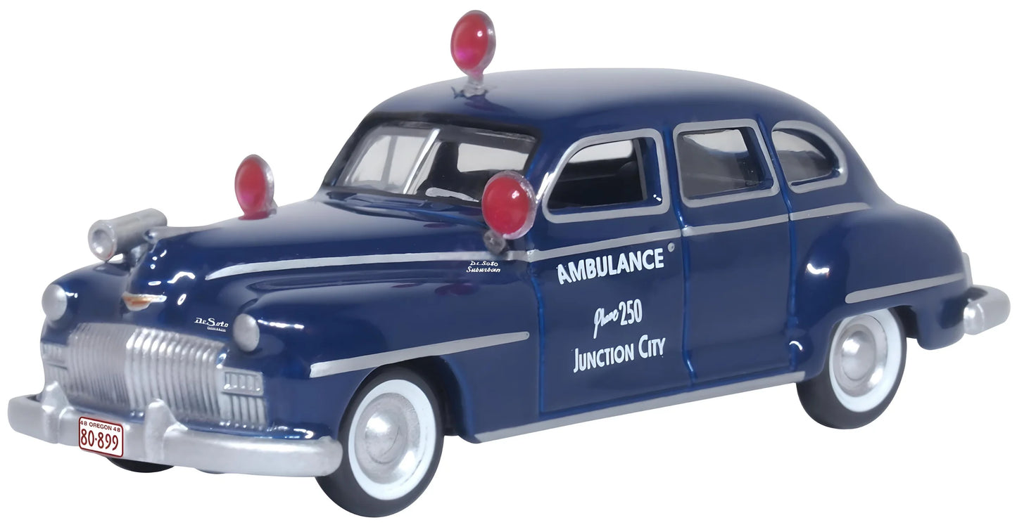 87DS46005 1946-48 DeSoto Suburban Ambulance Junction City