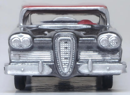 87ED58008 1958 Edsel Citation Silver Grey/Ember Red