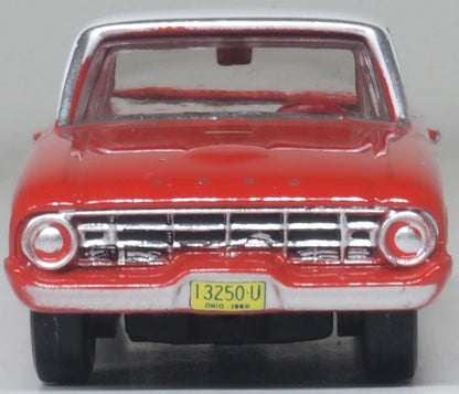 87FA60001 1960 Ford Falcon Ranchero Monte Carlo Red/Corinthian White