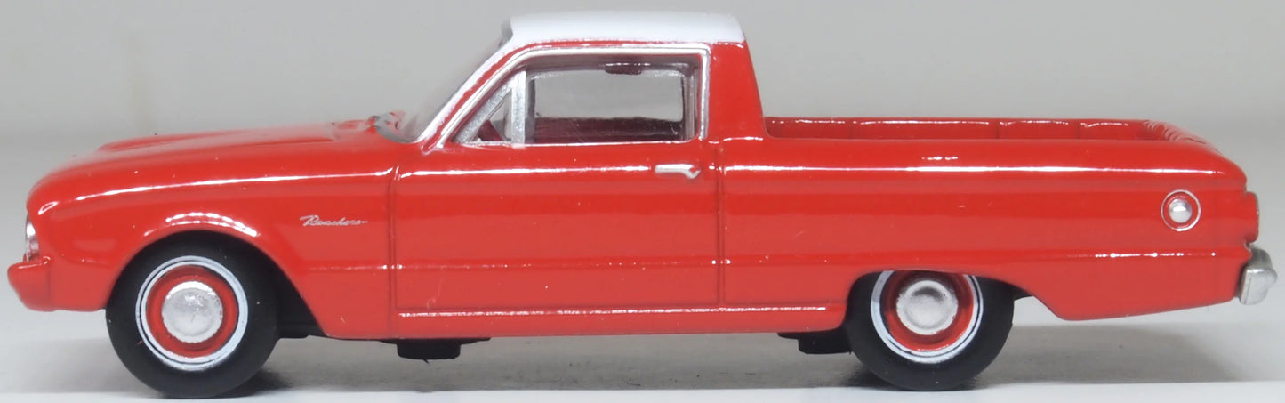 87FA60001 1960 Ford Falcon Ranchero Monte Carlo Red/Corinthian White