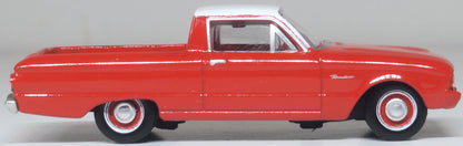 87FA60001 1960 Ford Falcon Ranchero Monte Carlo Red/Corinthian White