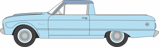 87FA60003 Ford Falcon Ranchero 1960 Skymist Blue/Belmont Blue