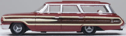 1964 Ford Country Station Wagon Squire Vintage Burgundy