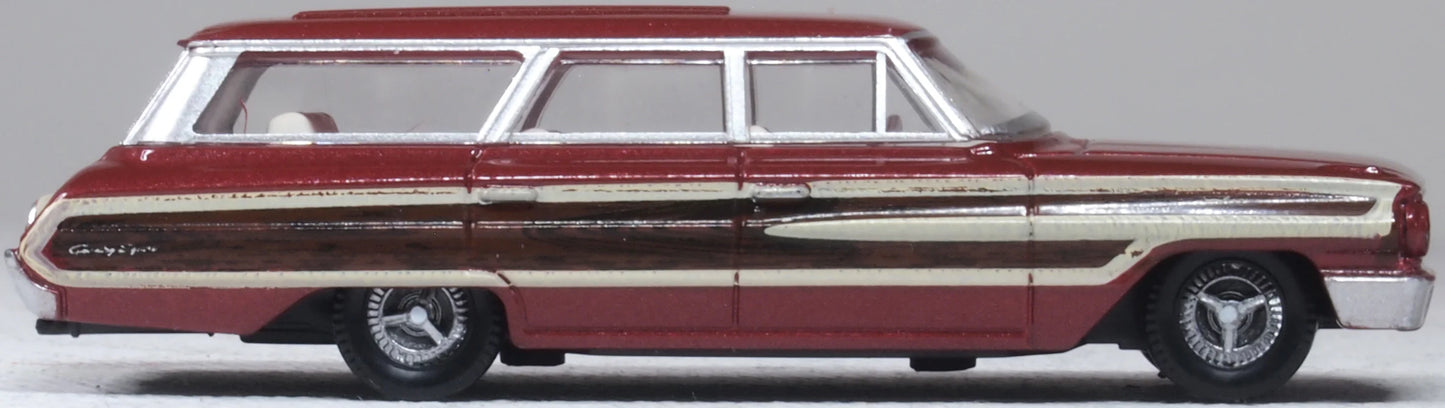 1964 Ford Country Station Wagon Squire Vintage Burgundy