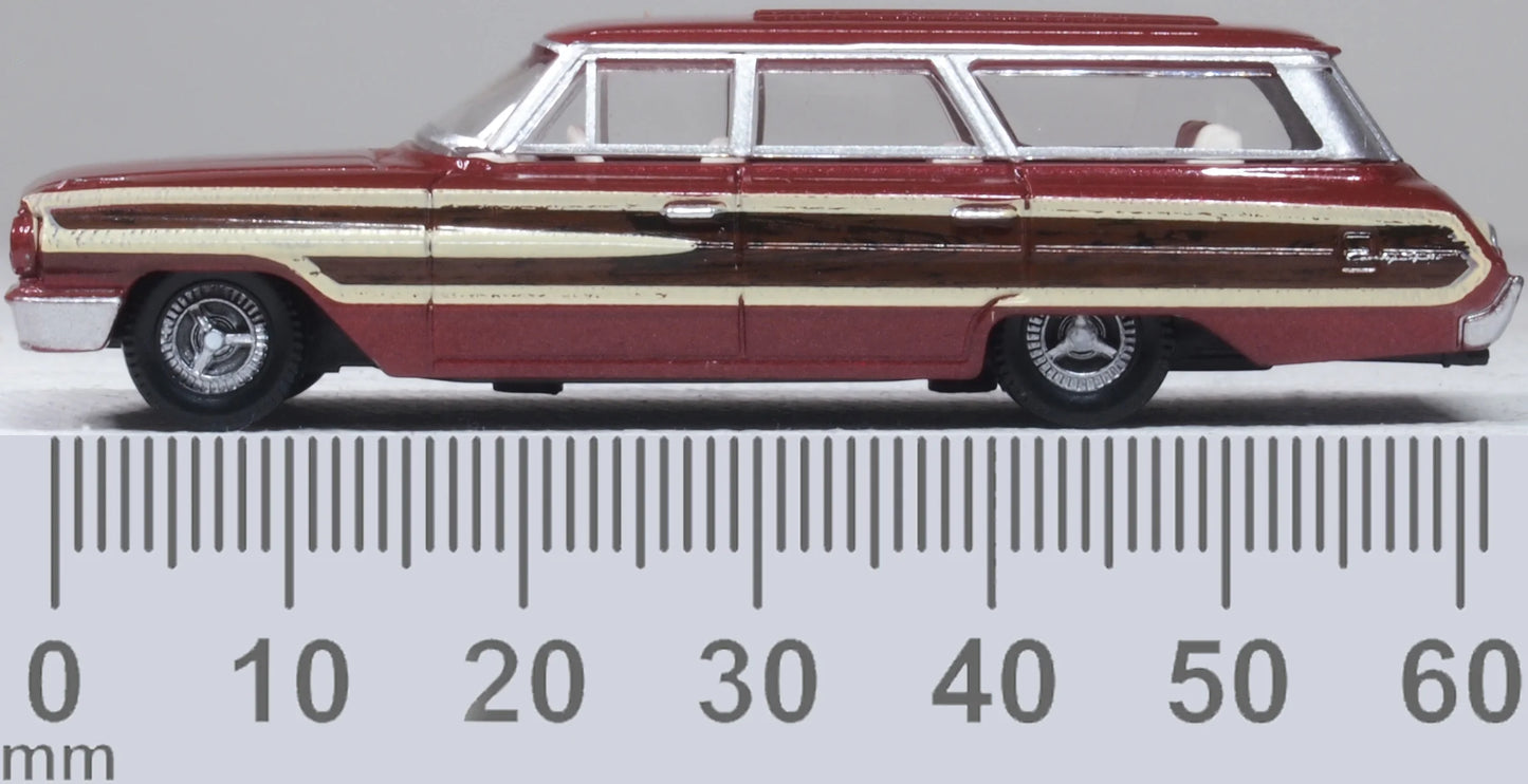 1964 Ford Country Station Wagon Squire Vintage Burgundy