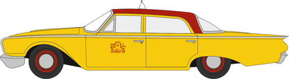 1960 Ford Fairline Sedan NYC Taxi