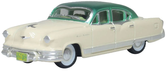 87KM53001 1953 Kaiser Manhattan Stardust Ivory/Jade Green