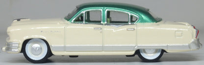 87KM53001 1953 Kaiser Manhattan Stardust Ivory/Jade Green